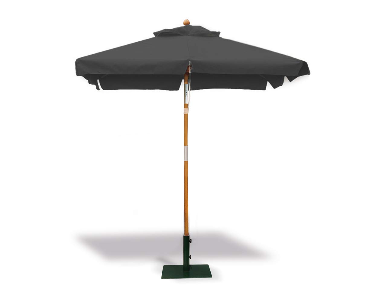 Jati Square Tilting Garden Parasol 2m Black Buy Online In Andorra At Andorra Desertcart Com Productid 216576576