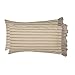 VHC Brands Sawyer Mill Striped Cotton Farmhouse Bedding King Pillow Case Set of 2, Pillowcase Set 21x40, Dark Creme White