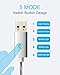 Lighted iPhone Charger Cable 10ft 2Pack Momen Fast Sync Charging Cable LED Light Charging Cord Compatible with iPhone 12/11/11 Pro/11 Pro Max/X/Xr/8/8 Plus/7/7 Plus/6s/6 and More(Blue & Green)