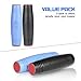 Amazing Desk Toy, Amoner Fidget Rolling Stick Easy to Flip Roll Made of Wood Desktop Hand Toy Anxiety Release for Office Home Party Class Bar( 2 Pack - Blue & Black )