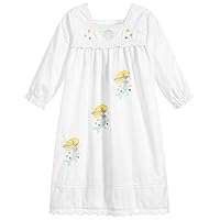 Powell Craft Girls White Mermaid Nightgown White 6-7 Years