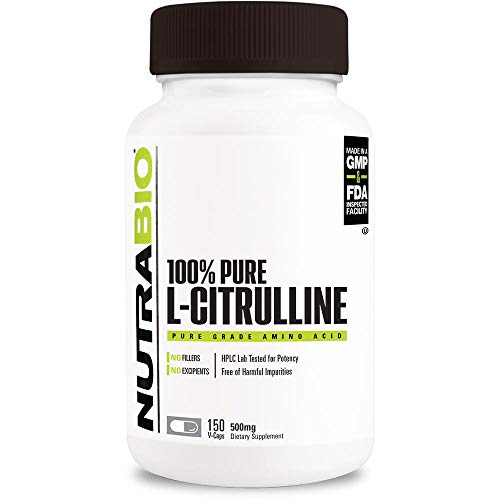 NutraBio L-Citrulline – 150 Capsules, 500mg per Capsule NutraBio L-Citrulline – 150 Capsules, 500mg per Capsule