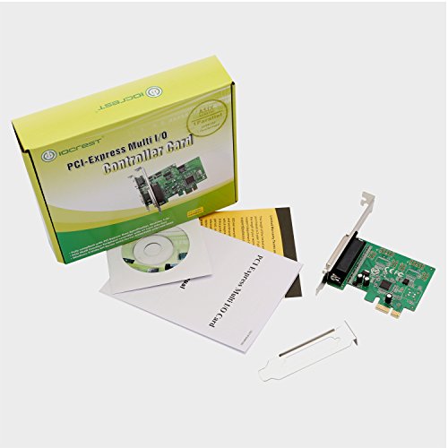 IO Crest 1 Port DB25 Parallel Printer Lpt1 PCI-Express 2.0 X1 Card Components Other SI-PEX10011