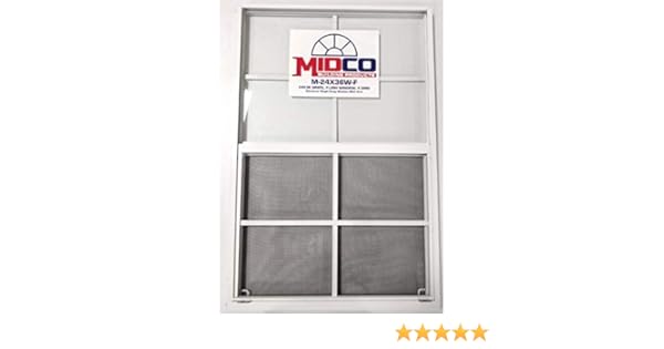 24 X36 Flush Mount Aluminum Window White 1 Amazon Com