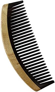 Simgin wide tooth wooden combs - Rose Wood and Neem Wooden Comb (Long hair comb, for men, for women)- S-C+