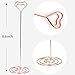 Table Photo Holder Volla Table Number Stand Place Card Holders Wire Metal Memo Clip Holder 8.6 Inch for Photo Picture Note Name Menu - 10pcs(Rose Gold)