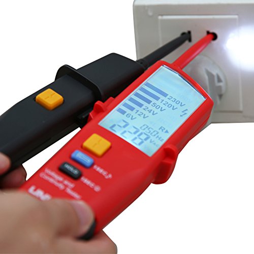 UNI-T UT18D digital voltmeter 690V AC DC Voltage Meter metal Detector Waterproof Test Pen Full LCD Display RCD Test Auto Range
