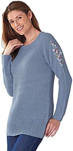 Carol Wright Gifts Shaker Sweater Clothing, Shoes & Jewelry