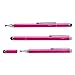 H&T(TM) Second Generation Fine Point Stylus with Two Tip [2 in 1] for Ipad, Ipad Air, Ipad Mini, Iphone, Samsung Galaxy, Nexus, Lg G Pad, HTC and Other Touch Screen Devices (Rosered)
