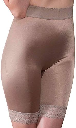 Long Leg Shaper w/Gripper Stretch Lace Bottom Mocha 7X