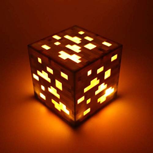 Minecraft Light Up Redstone Ore Square Night Led Action Figure Diamond For Children Z Amazon Ca Home Kitchen