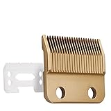Professional Animal Standard Adjustable Replacement Blades #1037-400 -Compatible with Wahl #30-15-10 Ceramic Blade Set,Gold