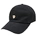 City Hunter C104 Bulldog Small Embroidery Cotton Baseball Cap 8 Colors (Black)