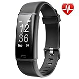Lintelek Fitness Tracker, Customized Activity Tracker with Heart Rate Monitor, 14 Sports Modes Smart Watch IP67 Waterproof Pedometer for Men, Women and Kids