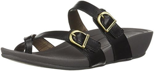 Eastland Women's Hampton Slide Sandal, Black, 8 M US