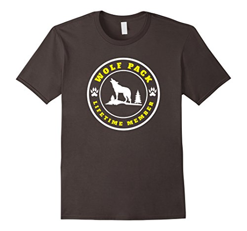 Wolf Pack Lifetime Member Shirt Wolf Costume BW1