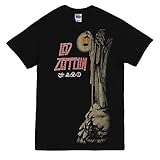 Led Zeppelin Stairway To Heaven Hermit Adult T-Shirt - Black (XXX-Large)