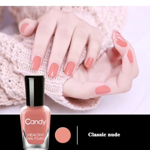 LBOYLOVE® 10 Pcs Easy Peel Off Nail Polish Set, Easy Peel Off & Quick Dry Nail Polish, Organic Water Based Non Toxic Nail Polish for Women and Teens (5ml)