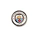 Manchester City FC Official Football/Soccer Crest Pin Badge/Button (One Size) (White/Silver)
