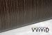 VVIVID Dark Ebony Wood Grain Faux Finish Textured Vinyl Wrap Contact Paper Film for Home Office Furniture DIY No Mess Easy to Install Air-release Adhesive (1ft x 48
