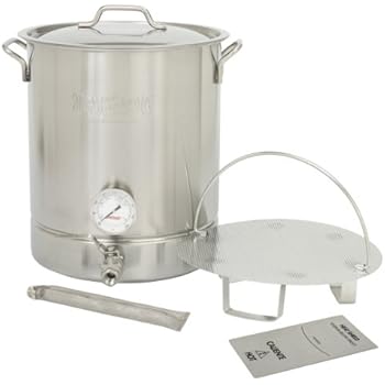 Bayou Classic 800-408 - 8-Gal Premium Brew Kettle, 6-Pc Set