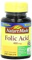 Nature Made Folic Acid 400mcg, 250 Tablets (Pack of 9)