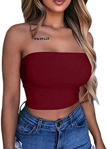 Women's All-Match Spaghetti Strap Crop Top