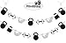 Glitter Gym Theme Birthday Banner- Weight Lifting Party Garland for Cross Fit Party, Fitness Themed Birthday Party Supplies