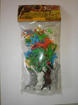 GOMARSA Blister Indios Y Cowboys Abrir AÑOS 80 Bolsa Vaqueros Caballos Oeste: Amazon.es: Juguetes y juegos