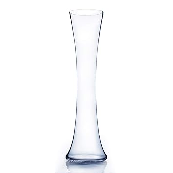 Buy Wgv Clear Tall Convaed In Cylinder Bud Glass Vase 24 Inch