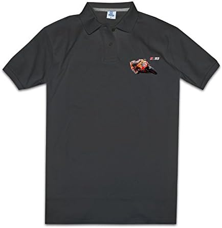 PUNG Men's Marc Marquez 93 Polo Shirt Black XL