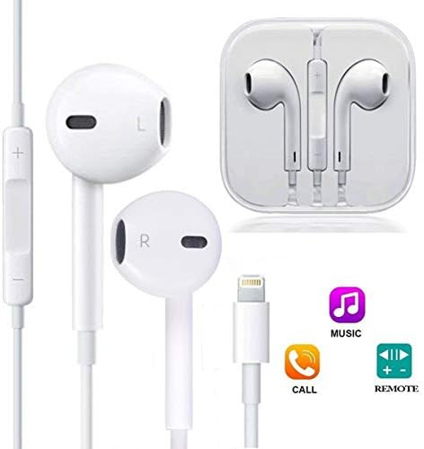 ZestyChef Earbuds, Microphone Earphones Stereo Headphones Noise Isolating Headset Fit Compatible with iPhone X/XS Max/XS/XR/7/7 Plus/8/8Plus/ (1 Pack)