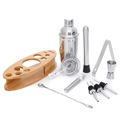 BESTSOON Cocktail-Shaker-Set, 11-teilig, Mixer, Barsieb, Barsieb, Barkeeper, Mixer-Werkzeug – Bild 3