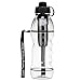 Seychelle Alkaline Water Filter Bottle - Portable Water Filter Ionizer - Increase pH up to 9.0 - BPA Free - Filters Made in USA - 20 oz