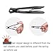 BESTOPE Nail Clippers Set,Black Fingernail & Toenail Clippers & Nail File,Nail Cutter Trimmer Set with Metal Case,15mm Wide Jaw Opening,Good Gift for Women and Men