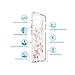 Speck Products Presidio Clear + Print Cell Phone Case for Samsung Galaxy S8 - Golden Blossoms Pink/Clear