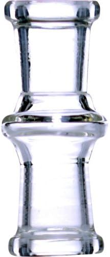 SCIENTIFIC LABORATORY SUPPLIES - 12-1960 14MM FEMALE TO 14MM FEMALE ESSENTIAL ADAPTER W/ RING 180 CLEAR JOINT
