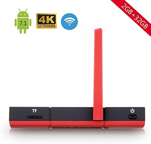 UMWON CSA95 Android 7.1 OS TV Box, 2GB RAM 32GB ROM Amlogic S912 64bit Octa-core Smart TV BOX Android 7.1 OS Support 2.4G/5.8G Dual Wifi 4K Resolution Support MicroSD(TF) with Remote