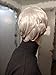 FESHFEN Pixie Cut Wigs Synthetic Short Pixie Haircut Wig with Bangs Gray Wig Harajuku Gradient Daily Granny Grey Stylish Cosplay Wig Short Bob Hair Wig For Women