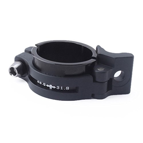 OmkuwlQ 2pcs 28.6mm to 31.8mm 31.8mm to 34.9mm Shim Adapter Bicycle Bike Front Derailleur Conversion Shim