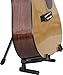 K&M 17550 Memphis Travel Guitar Stand (Acoustic Electric) - Black