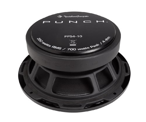 Rockford PPS410 Punch PRO 10-Inch Single 4 Ohm Mid-Range Speaker