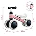 Baby Balance Bikes for 1 Year Old Boys Girls, Toddler Bike 10-24 Months Baby Riding Toys with 4 Wheels, No Pedal Anti-Drop Baby Walker Bicycle, Baby's First Bike First Birthday Gift Christmas