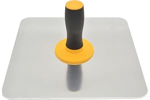 Ragyzity Masonry Hawk, Aluminium Plastering Hawk with Soft Grip Handle, Plaster Mortar Board Holder Finishing Plastering Tool, Home Paint with Handle Finishing Plastering Tool