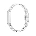 CUZOW for Fitbit Flex 2 Band Women Men, Stainless Steel Metal Replacement Wristband for Fitbit Flex 2 Smart Watch