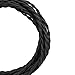 FadimiKoo Electrical Cord 18Ft Twisted Cloth Cord, 18/2 Cotton Covered Electrical Antique Wire For Vintage Bulb, Pendant Light And Other Industrial Antique DIY Projects