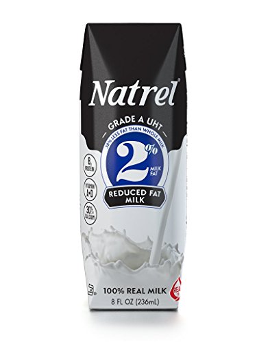 Natrel 2% Milk,8.0 Ounce (Pack of 18)