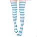 Wowlife Girls Colorful Stocking Over Knee Thigh Long Sock Pantyhose Leg Stocking (Blue)