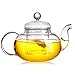 Beylor Clear Glass Teapot Heat Resistant Teapots 1000 ml /33 oz with Infuser for Tea Leaf Loose Tea (1000ml)