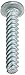 Small Parts 0310LPP Steel Thread Rolling Screw for Plastic, Zinc Plated, Pan Head, Phillips Drive, #3-24 Thread Size, 5/8